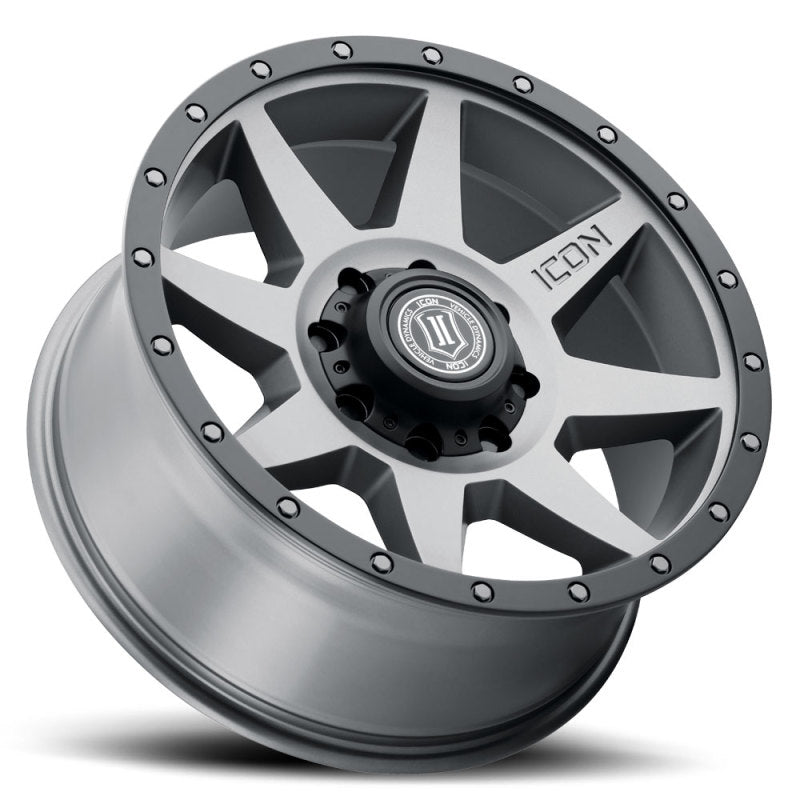 ICON Rebound 20x9 8x170 6mm Offset 5.25in BS Titanium Wheel-LTW Motorsports