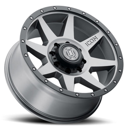 ICON Rebound 20x9 8x180 12mm Offset 5.5in BS Titanium Wheel-LTW Motorsports