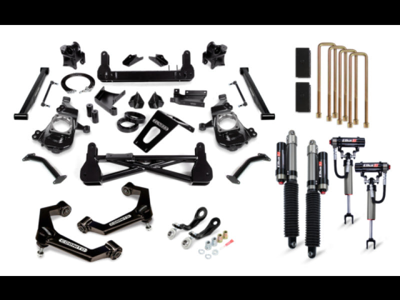 Cognito 20-24 Chevy/GMC Silv/Sierra 2500/3500 HD 2WD/4WD 7in Premier Lift Kit w/ Elka 2.5 RR Shocks-LTW Motorsports