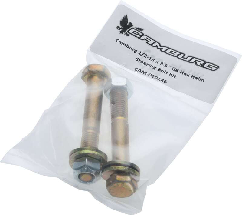 Camburg 1/2-13 x 3.5in. G8 Hex Heim Steering Bolt Kit
