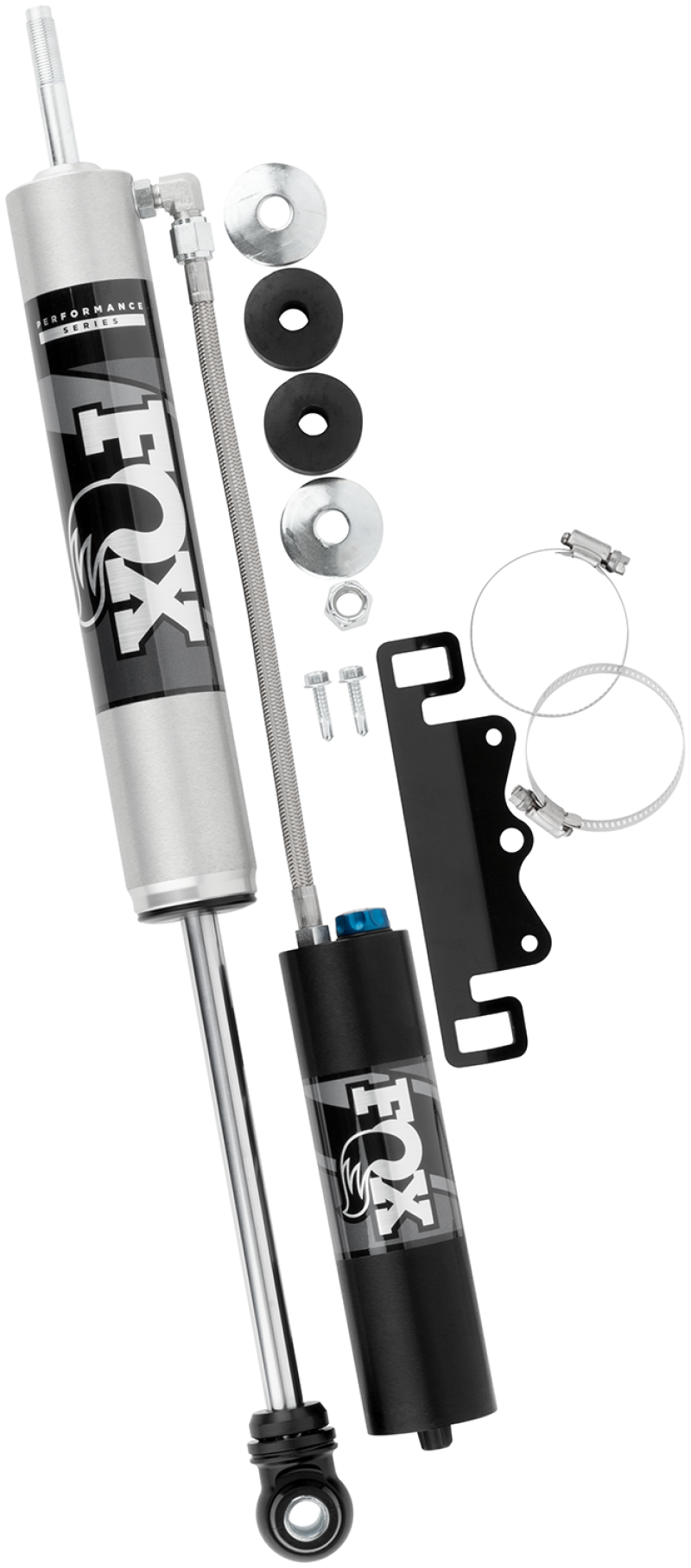 Fox 17-19 Ford F250/F350 2.0 Performance Series Remote Reservoir Adj. Front Shocks 0-1.5in Lift-LTW Motorsports