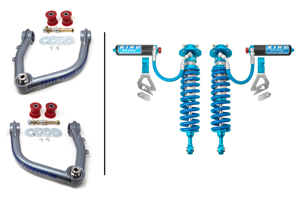 08-22 Toyota Sequoia Lift Kit with King 2.5 Adjustable Front Shocks-LTW Motorsports