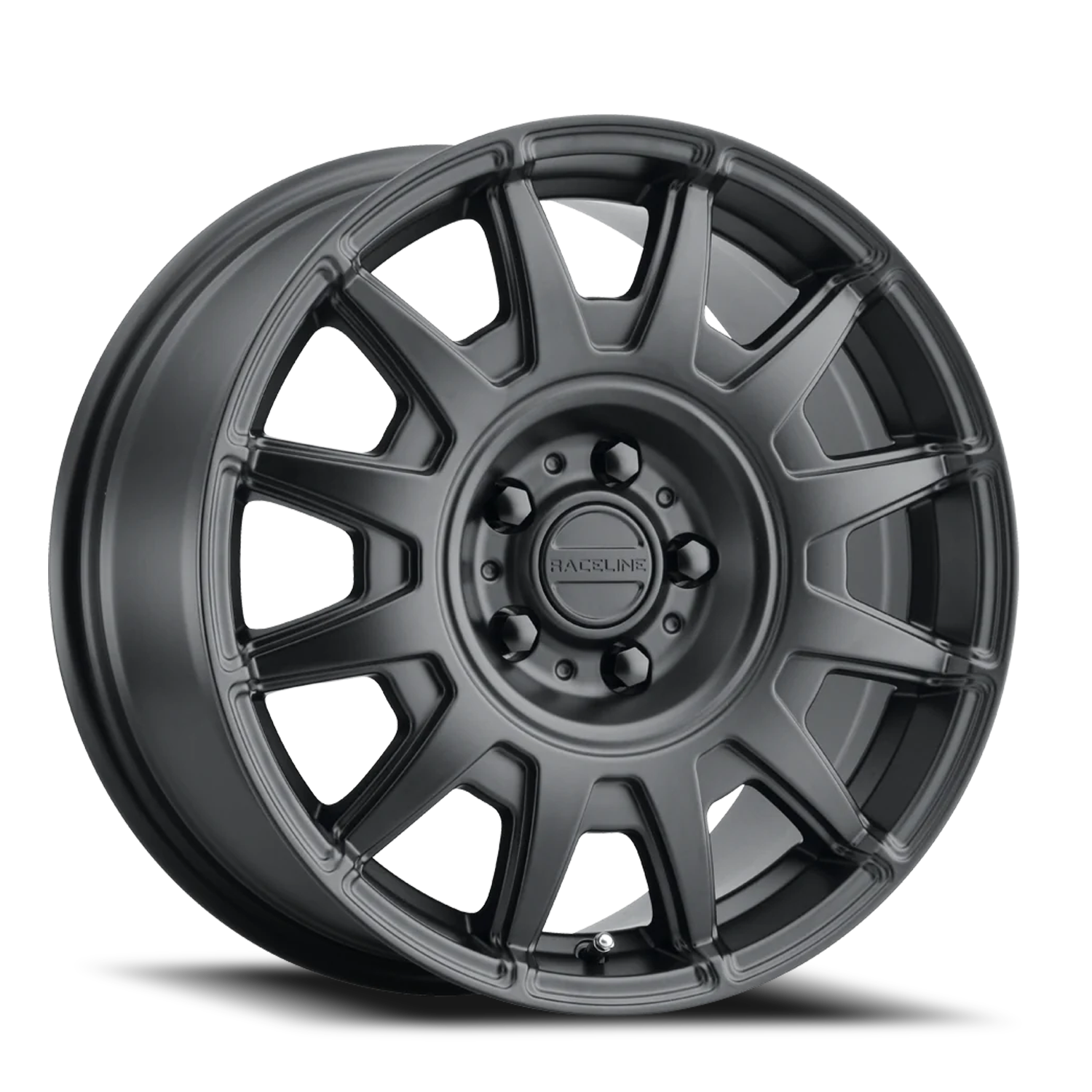 Aluminum Wheels 17x8 Aero 401B Satin Black Raceline Wheels