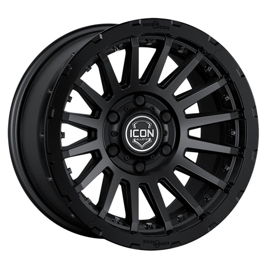 ICON Recon Pro 17x8.5 6 x 135 6mm Offset 5in BS 87.1mm Bore Satin Black Wheel-LTW Motorsports