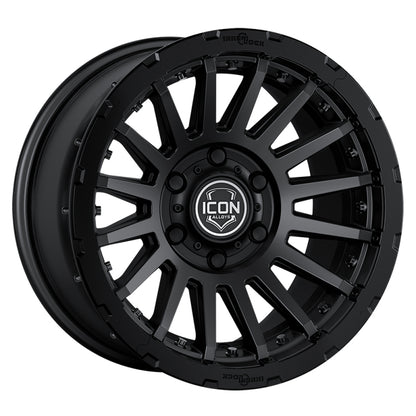 ICON Recon Pro 17x8.5 5 x 150 25mm Offset 5.75in BS Satin Black Wheel-LTW Motorsports