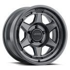Method MR708 Bead Grip 17x8.5 / 0mm Offset / 5x5 BP / 71.5mm CB - Gloss Titanium