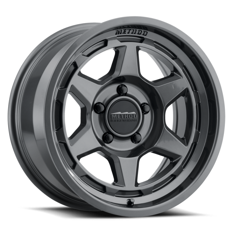 Method MR708 Bead Grip 17x9 / -38mm Offset / 5x4.5 / 83mm CB - Gloss Titanium