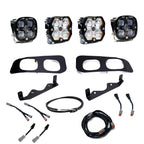 Squadron 2.0 Pro/Squadron Sae Dual Fog Pocket Light Kit Ford 2023-26 F-250/350 Super Duty Clear Baja Designs