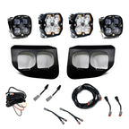 Squadron 2.0 Pro/Squadron Sae Dual Fog Pocket Light Kit Ford 2020-22 F-250/350 Super Duty Clear Baja Designs