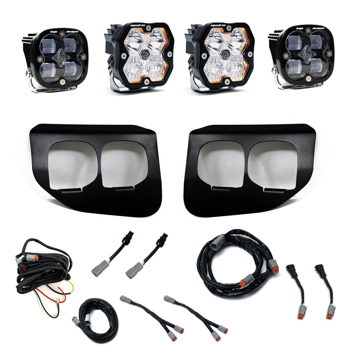 Squadron 2.0 Sport/Squadron Sae Dual Fog Pocket Light Kit Ford 2020-22 F-250/350 Super Duty Clear Baja Designs