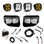 Squadron 2.0 Sport/Squadron Sae Dual Fog Pocket Light Kit Ford 2020-22 F-250/350 Super Duty Baja Amber Baja Designs
