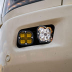 Squadron 2.0 Sport/Squadron Sae Dual Fog Pocket Light Kit Ram 2009-12 1500 2010-18 2500/3500 Baja Amber Baja Designs