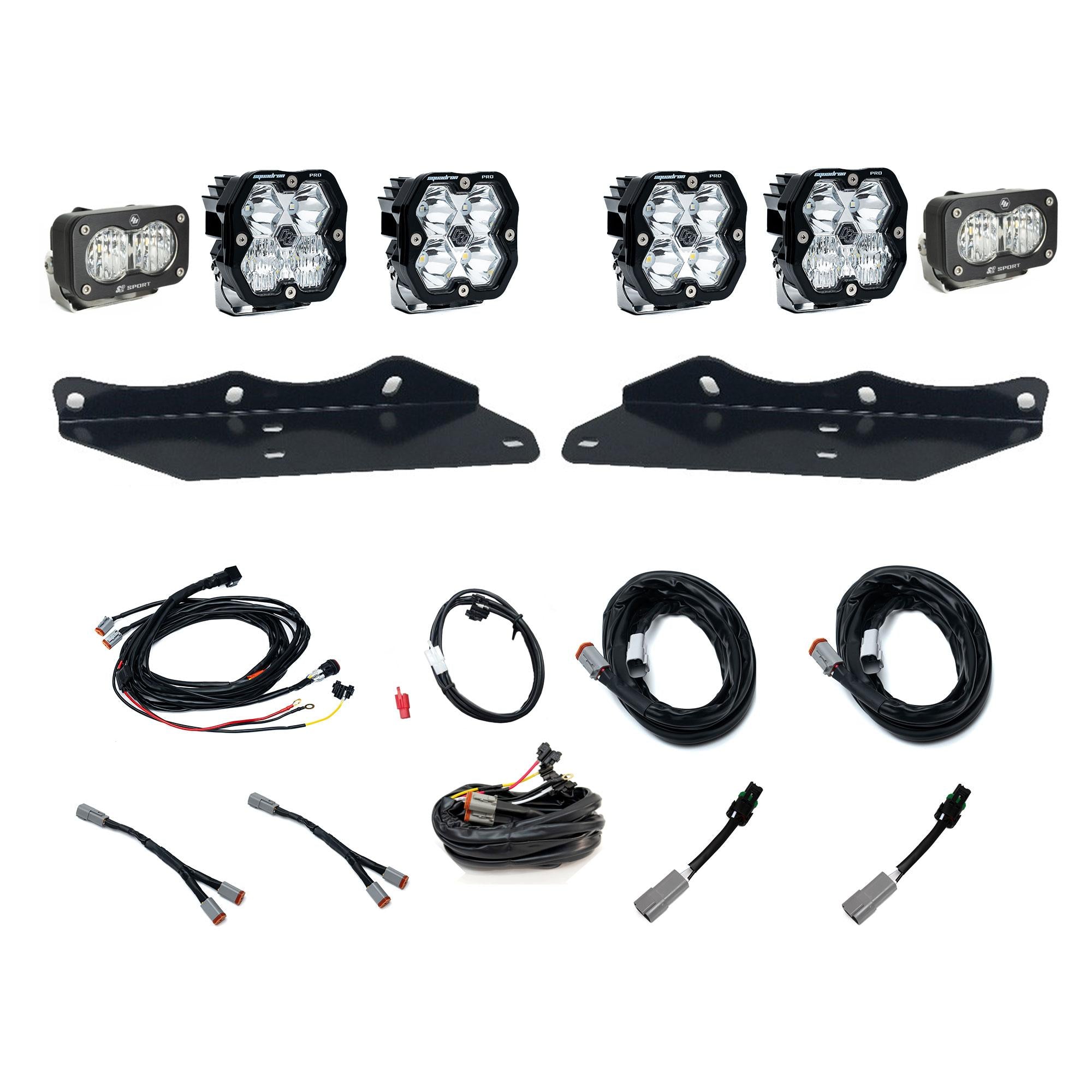 Squadron 2.0 Pro/S2 Sport Fog Pocket Light Kit Ford 2017-20 F-150 Raptor Baja Designs