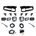 Squadron 2.0 Sport/S2 Sport/S2 Sae Sportman Fog Pocket Light Kit Ford 2021-27 Bronco 2022-24 Bronco Raptor w/ Steel Bumper Clear Toggle Baja Designs