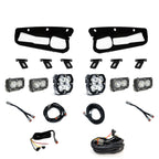 Squadron 2.0 Sport/Dual S2 Sport Sportmen Fog Pocket Light Kit Ford 2021-27 Bronco 2022-24 Bronco Raptor w/ Steel Bumper Baja Designs