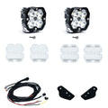 Squadron 2.0 Sport A-Pillar Light Kit Ford 2021-27 Bronco 2022-24 Bronco Raptor Toggle Baja Designs