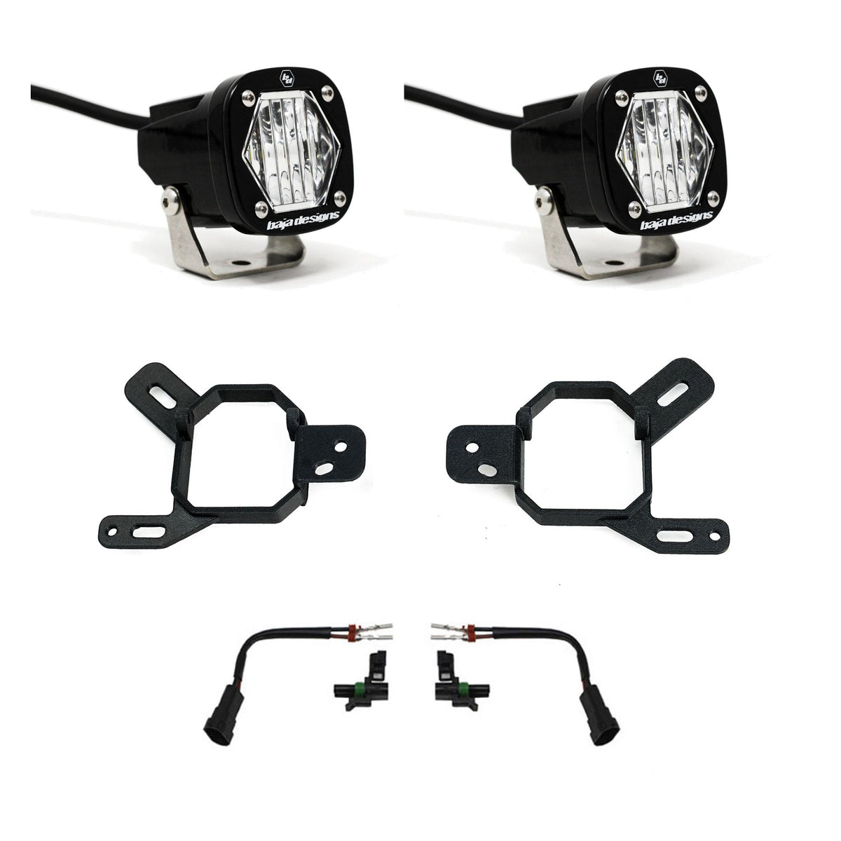 S1 Fog Pocket Light Kit 24-25 Silverado/Sierra 2500/3500 2025 1500 AT4-X Baja Designs