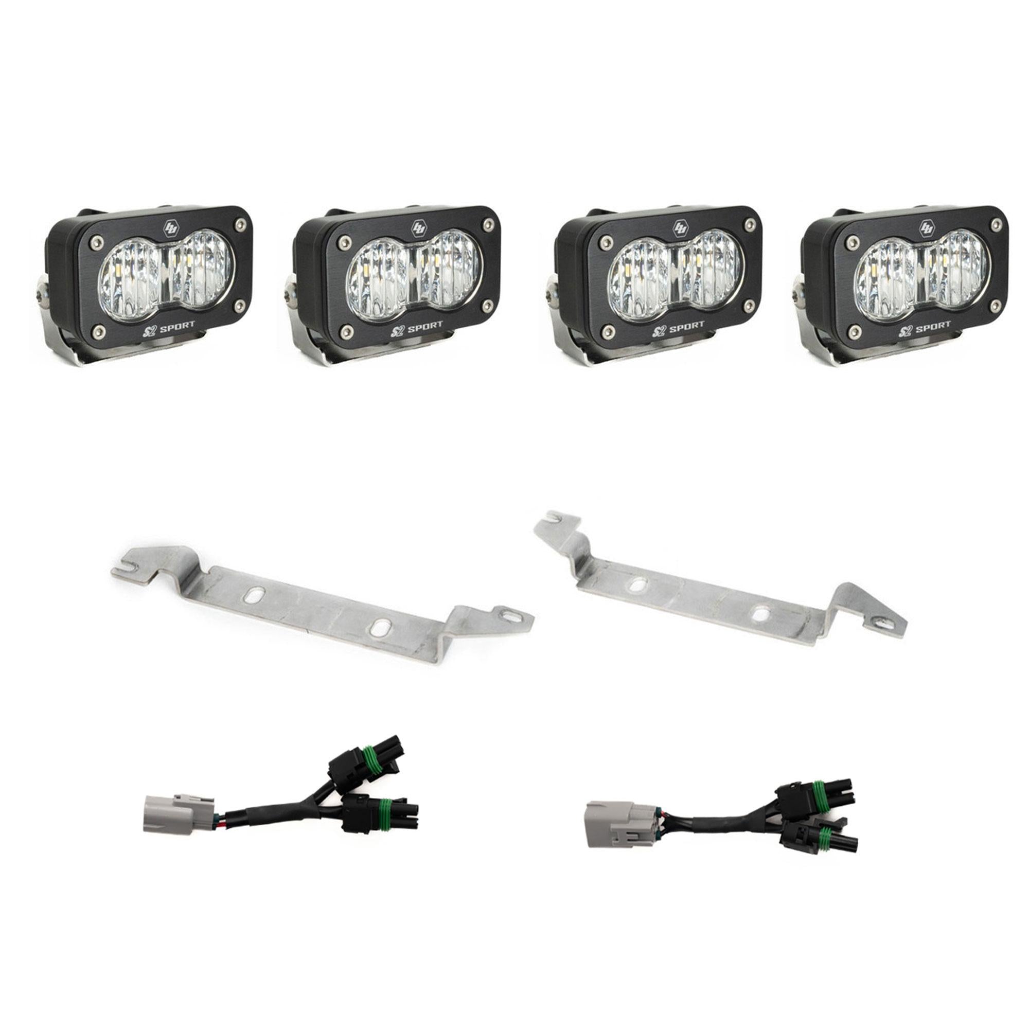 S2 Sport OEM Fog Light Replacement Kit 2024-on Toyota Tacoma TRD Pro/Trailhunter Baja Designs