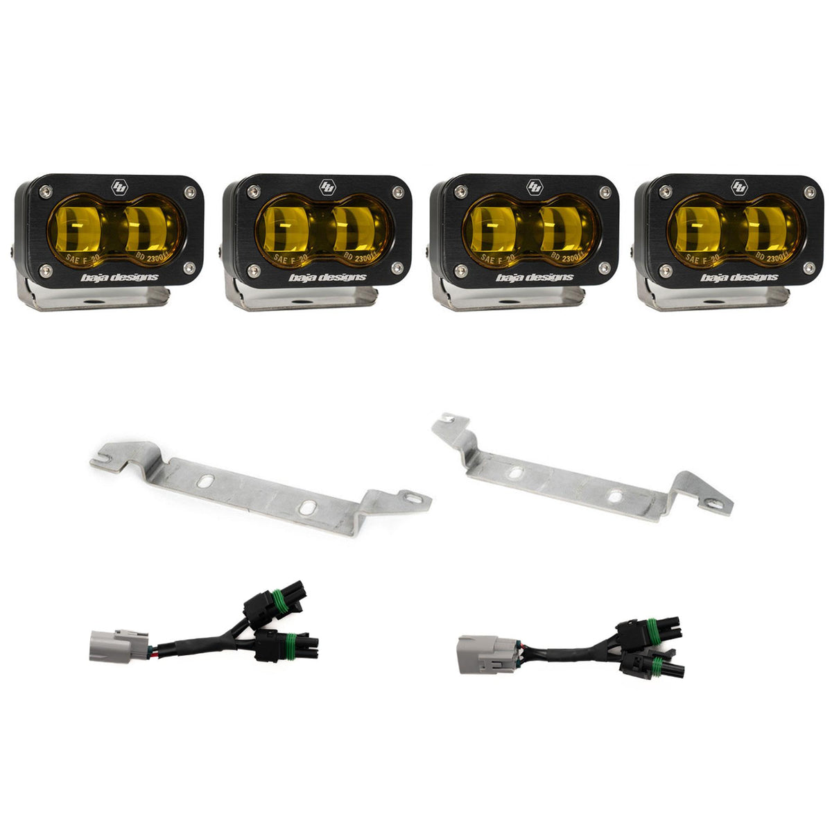 S2 SAE OEM Fog Light Replacement Kit 2024-On Toyota Tacoma TRD Pro/Trailhunter Baja Designs