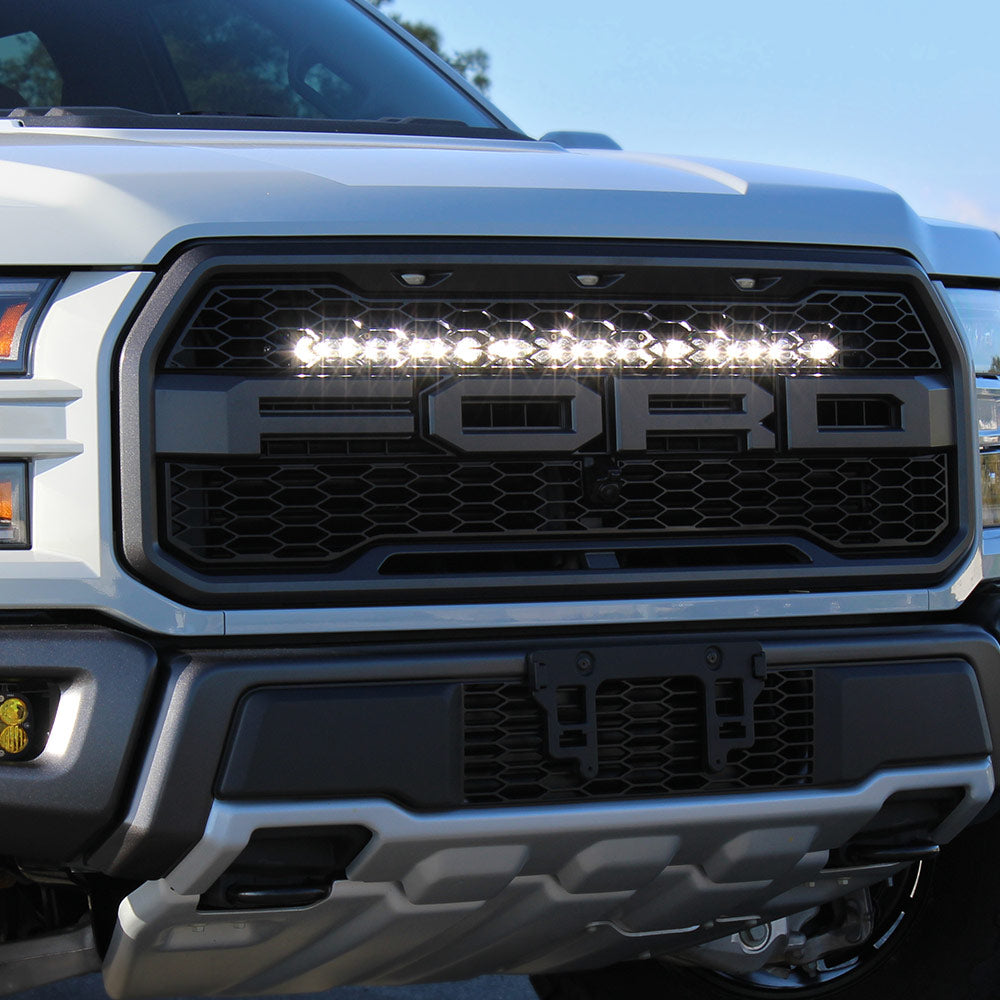 Raptor 30 Inch Grille LED Light Bar Kit 2017 Ford Raptor S8 Series Baja Designs