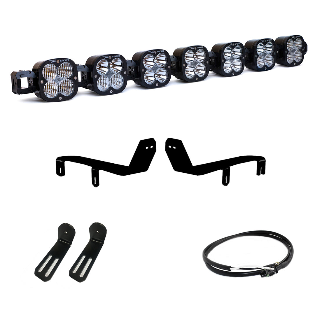 7 XL Linkable LED Light Kit For 17-19 Ford Super Duty Baja Designs