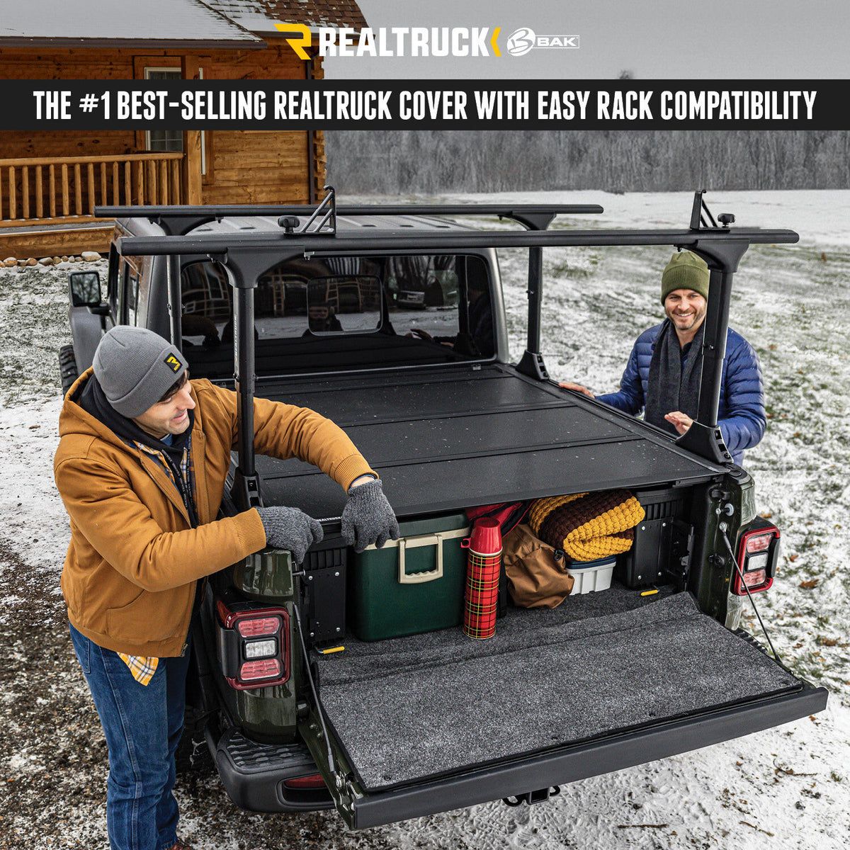 BAKFlip MX4 TS Hard Folding Truck Bed Cover 2022-2025 Nissan Frontier 5 Foot Bed with or without Utili-Track System BAK