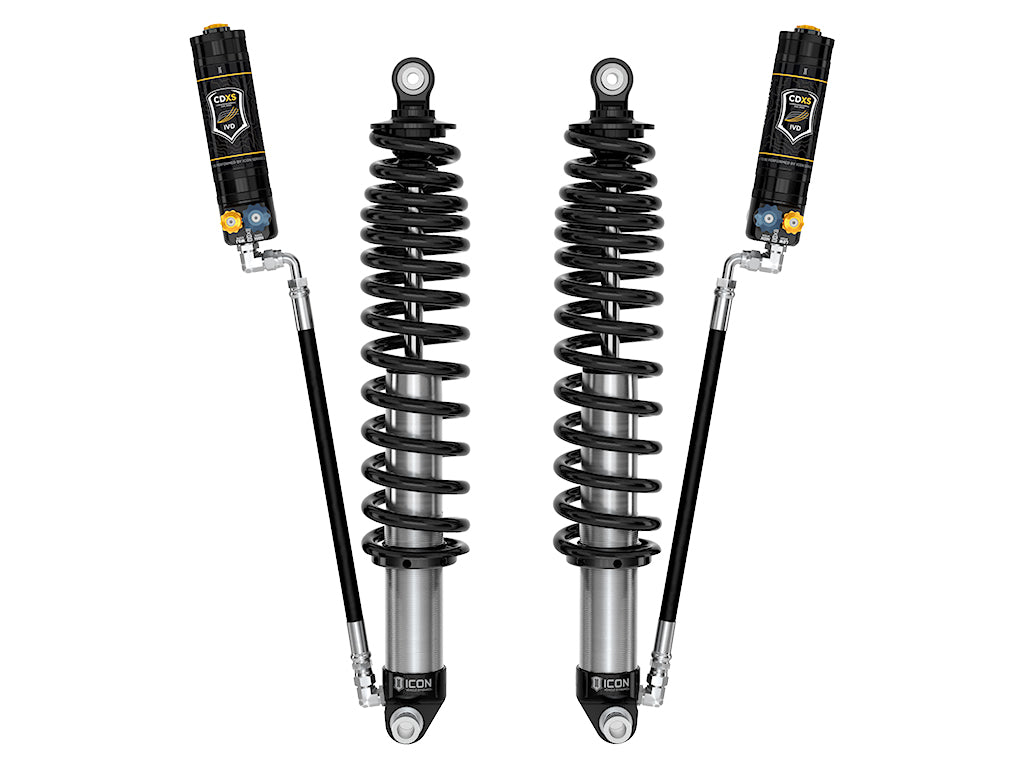 2021-2023 Ford Bronco Rear 1.25-3 Inch Lift V.S. 2.5 Series Coilover Kit Remote Reservoir W/ CDXS Icon Vehicle Dynamics