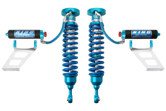 King Shocks 2007+ Toyota Tundra 2.5 Dia Front Coilover w/Remote Reservoir w/Adjuster (Pair)-LTW Motorsports
