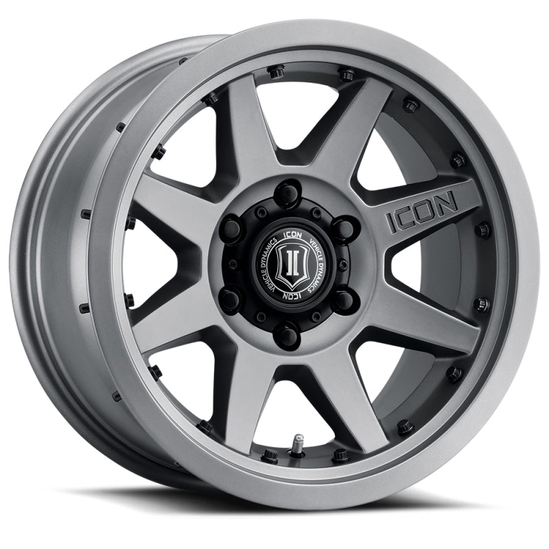 ICON Rebound Pro 17x8.5 6x135 6mm Offset 5in BS 87.1mm Bore Titanium Wheel-LTW Motorsports