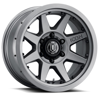 ICON Rebound Pro 17x8.5 6x135 6mm Offset 5in BS 87.1mm Bore Titanium Wheel-LTW Motorsports