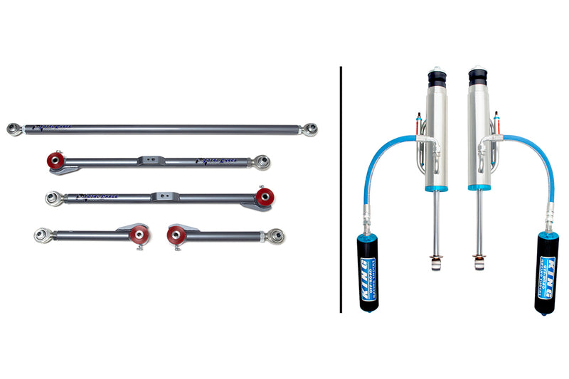 03-22 Toyota 4Runner Adjustable Rear Links with King 3.0 Inch Shocks-LTW Motorsports