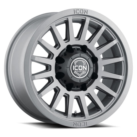 ICON Recon SLX 18x9 8x180 BP 12mm Offset 5.5in BS 124.2mm Hub Bore Charcoal Wheel-LTW Motorsports