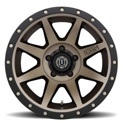 ICON Rebound 17x8.5 5x5.5 0mm Offset 4.75in BS Bronze Wheel-LTW Motorsports