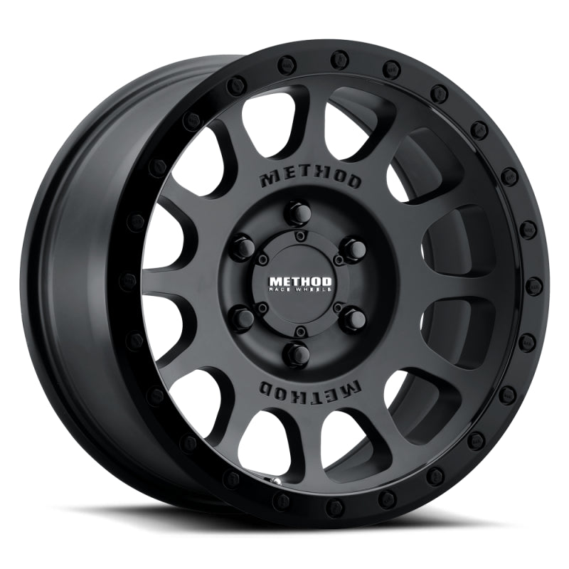 Wheels - Cast - Method MR305 NV 18x9 18mm Offset 6x5.5 108mm CB Double Black Wheel