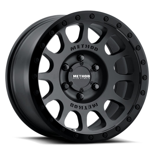 Wheels - Cast - Method MR305 NV 18x9 +18mm Offset 8x6.5 130.81mm CB Double Black Wheel