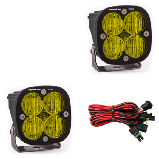 Baja Designs Squadron Pro Series Wide Cornering Pattern LED Light Pods - Amber-LTW Motorsports
