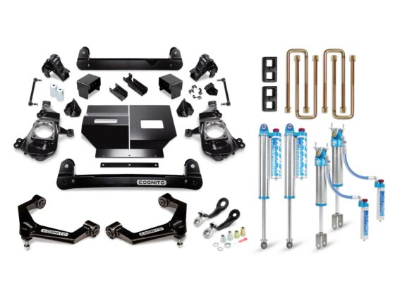 4-Inch Elite Lift Kit with King 2.5 Reservoir Shocks for 2020-2024 Silverado/Sierra 2500/3500 2WD/4WD Cognito