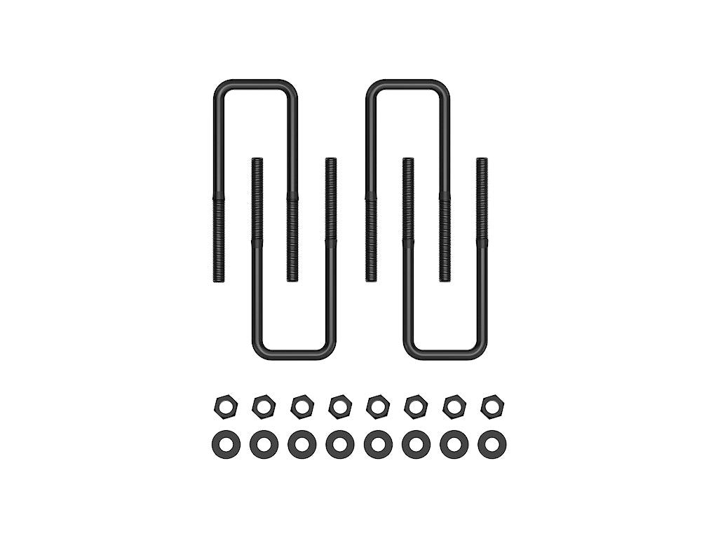 1996-2023 Toyota Tacoma/2000-2021 Toyota Tundra/2019-2023 GM 1500 Pickup 8.0 Inch U-Bolt Kit Icon Vehicle Dynamics