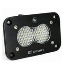 LED Work Light Clear Lens Flush Mount Each S2 Sport Baja Designs