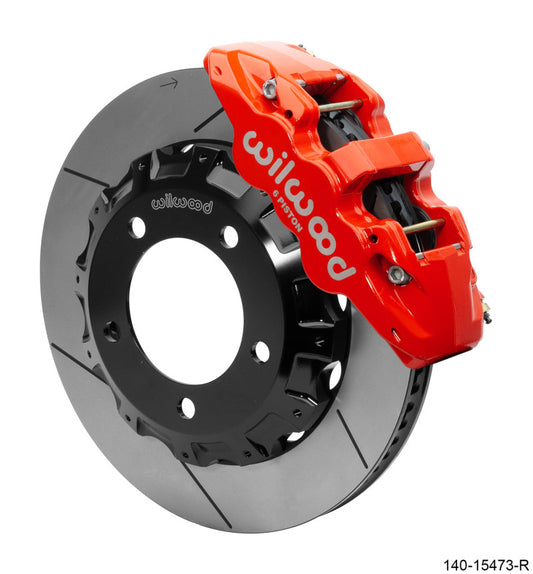 Wilwood AERO6 Front Truck Kit 14.25in Red 2008-2015 Toyota Land Cruiser (J200) w/ Lines-LTW Motorsports