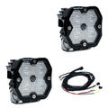 Squadron 2.0 Sport Black LED Auxiliary Light Pod Pair Universal Clear Work/Scene Baja Designs