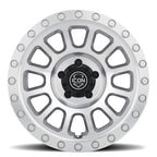 ICON Hulse 17 X 8.5 6 X 5.5 0mm Offset 4.75in BS Silver Machined