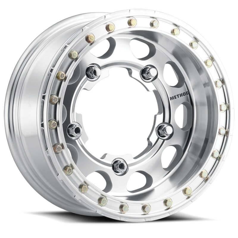Wheels - Cast - Method MR103 Beadlock 17x9 -12mm Offset 6x5.5 108mm CB Raw Machined W/BH-H24125 Wheel