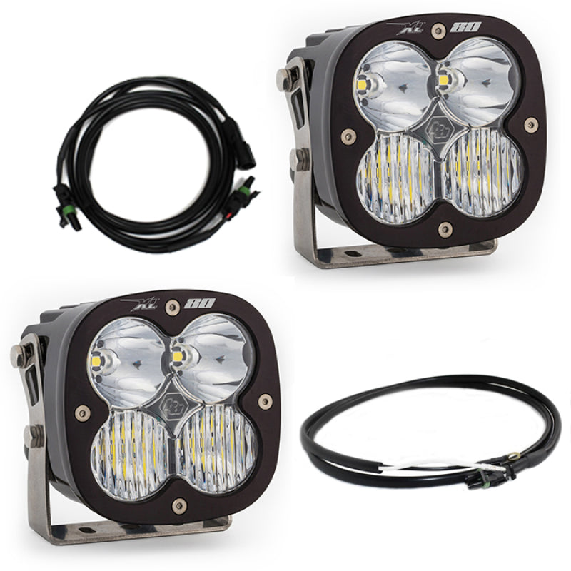 Baja Designs Jeep JL/JT Rubicon Steel Bumper LED Light Kit XL 80 w/Upfitter-LTW Motorsports