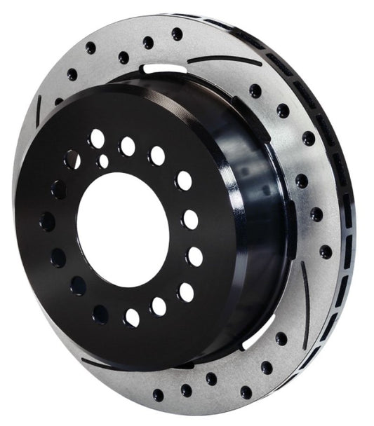 Wilwood Rotor-1.91in Offset-SRP-BLK-Drill-LH 12.19 x .810 - 5 Lug-LTW Motorsports