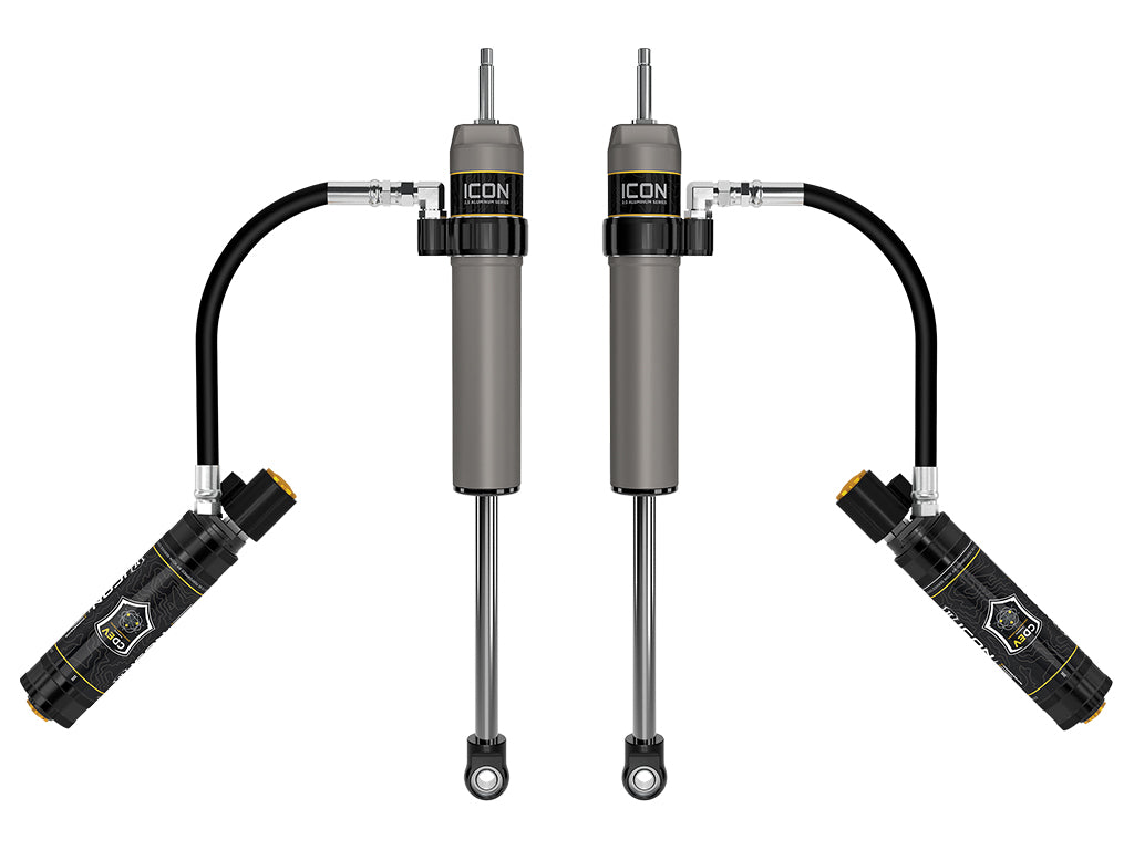 2025 Toyota 4Runner 0-3 Inch Lift Rear V.S. 2.5 Aluminum Series Shock Absorbers Remote Reservoir W/ CDEV Pair Icon Vehicle Dynamics