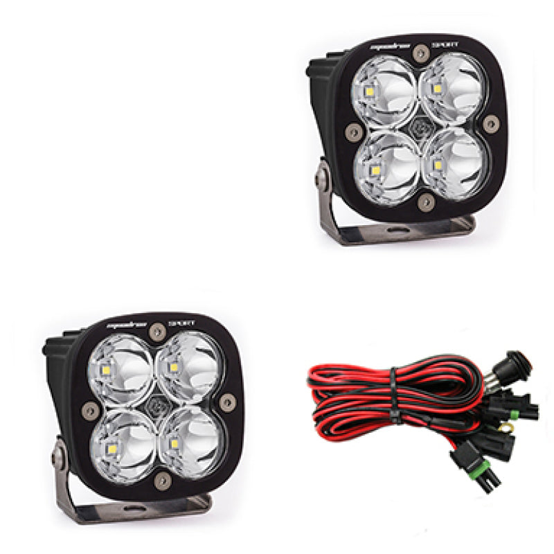 Baja Designs Squadron Sport Work/Scene Pair LED Light Pods - Clear-LTW Motorsports