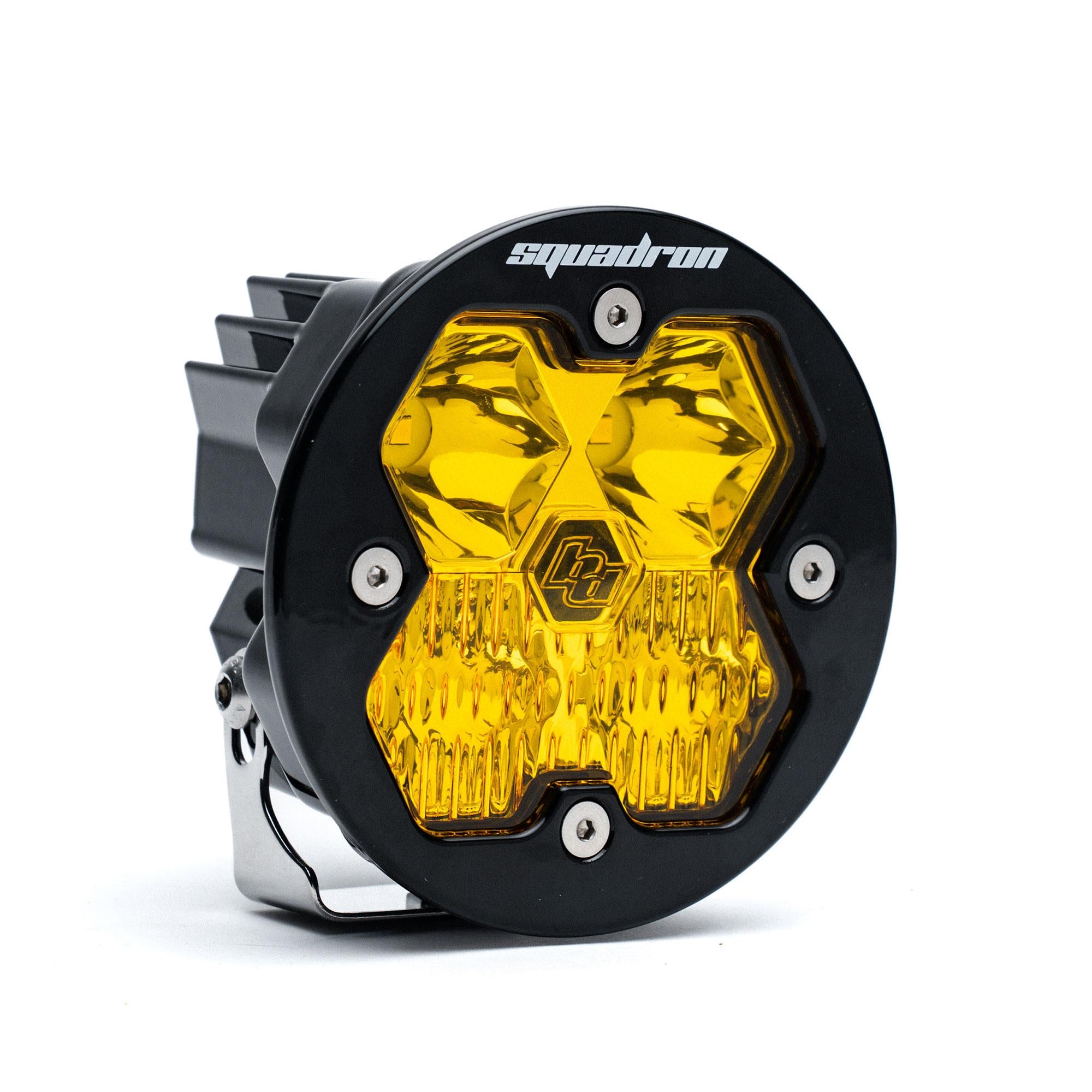 Squadron-R 2.0 Sport Black LED Auxiliary Light Pod Universal Baja Amber Baja Designs