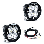 Squadron-R 2.0 Sport Black LED Auxiliary Light Pod Pair Universal Clear Baja Designs