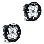 Squadron-R 2.0 Sport Black LED Auxiliary Light Pod Pair (No Harness) Universal Clear Baja Designs